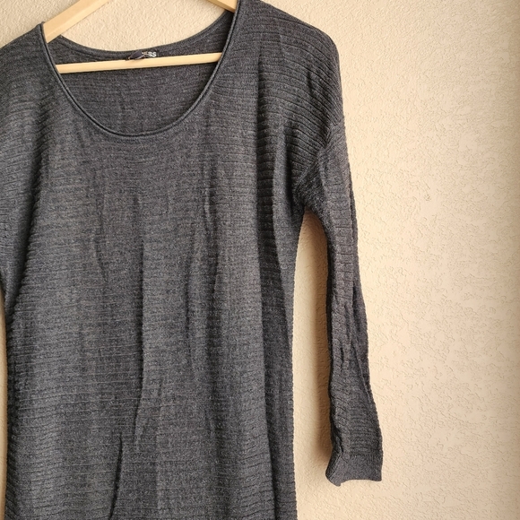 Express grey ribbed sweater dress Size M - Picture 6 of 15